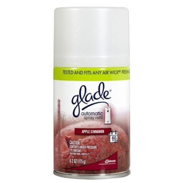 Glade Automatic Spray Refill Apple Cinnamon, 1 Refill, Pack of 6