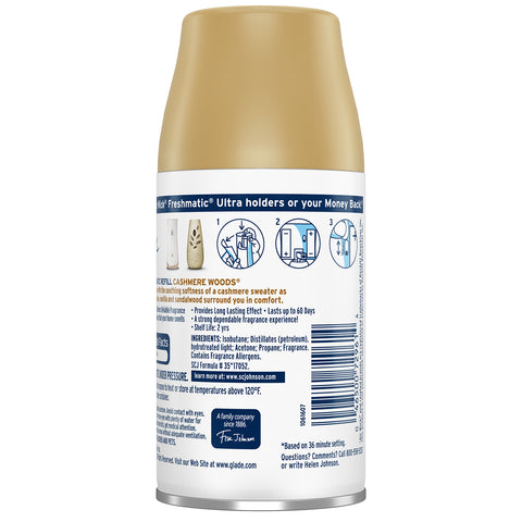 Glade Automatic Spray Refill Cashmere Woods