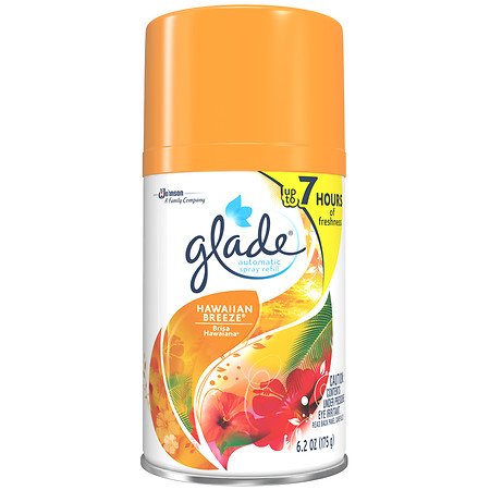 Glade Automatic Spray Refill Hawaiian Breeze, 3 pc