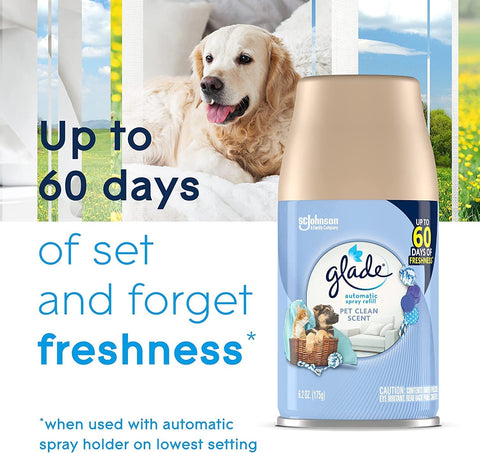 Glade Automatic Spray Refill Pet Clean Scent - 5 Pack