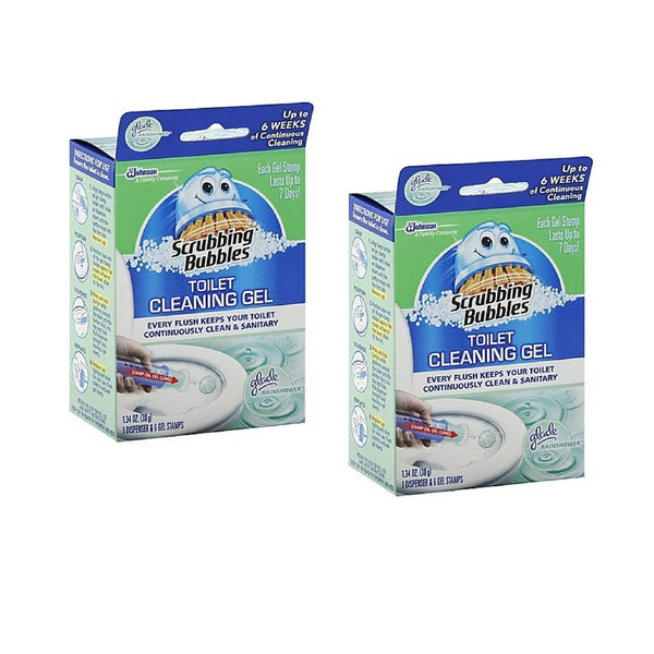 Scrubbing Bubbles 6-Count Toilet Cleaning Gel, 2 Pack