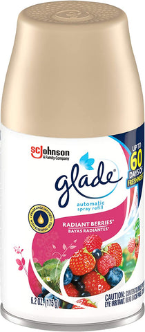 Glade Automatic Spray Air Freshener Refill, Radiant Berries - 3 Pack