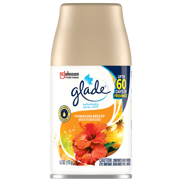 Glade Automatic Spray Refill Hawaiian Breeze 6.2 oz, 6 Pack