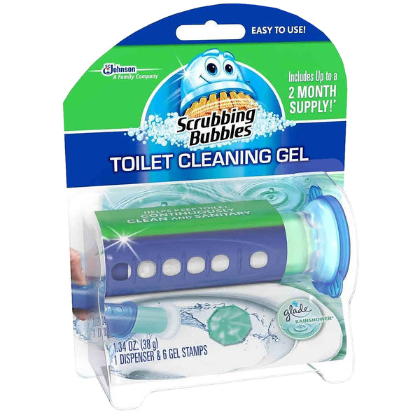 Scrubbing Bubbles Fresh Gel Toilet Cleaning Stamp 6 Refills 4 Pack