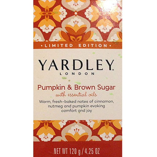 Yardley Bar Soap Pumpkin & Brown Sugar - 6 Pack