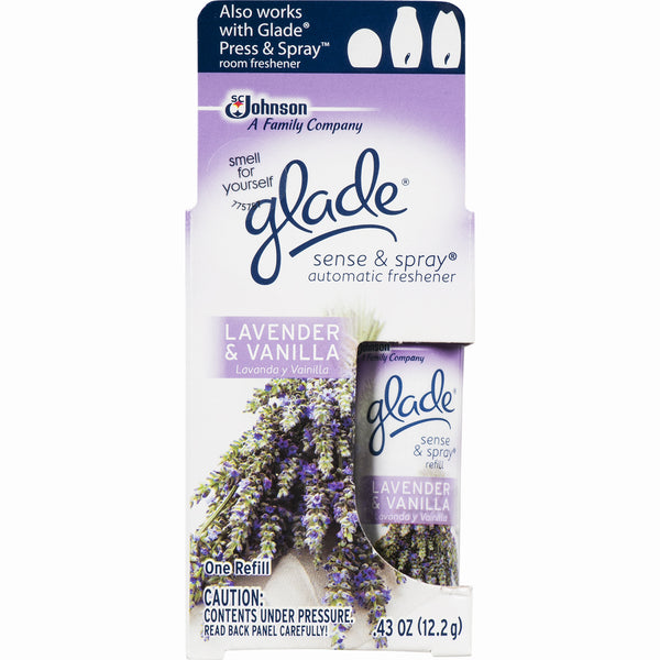 Glade Sense & Spray Automatic Freshener Refill Lavender & Vanilla - 2 Pack