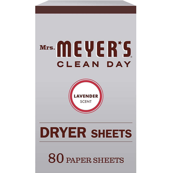 Mrs. Meyer's Clean Day Dryer Sheets, Lavender, 2 Pack, 160 Count