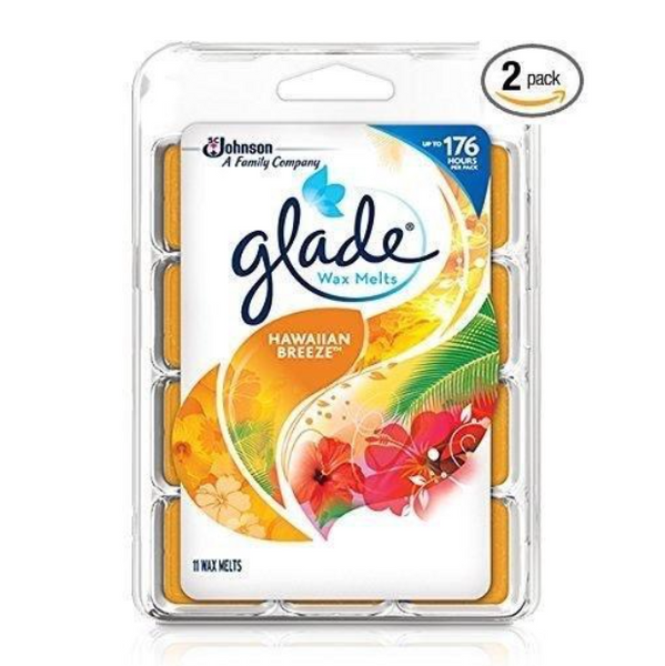 Glade Wax Melts Air Freshener Refill, Hawaiian Breeze, 11 Count, 4.26 oz