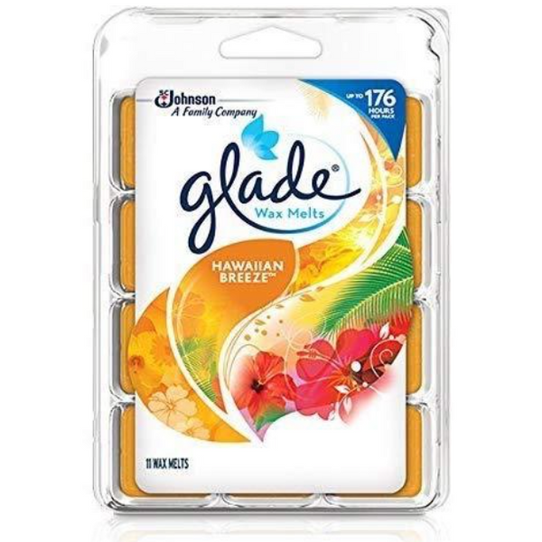 Glade Wax Melts, Hawaiian Breeze, 11 Ct One Pack