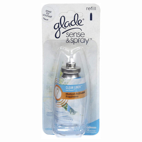 Glade Sense & Spray Automatic Freshener Refill Clean Linen( One Pak Only)