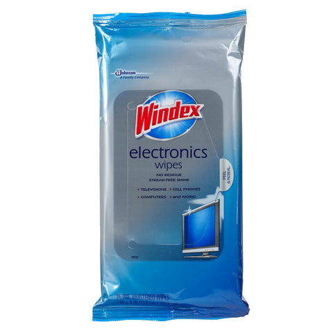 Windex Electronics Wipes 25 Pieces - 3 Pack