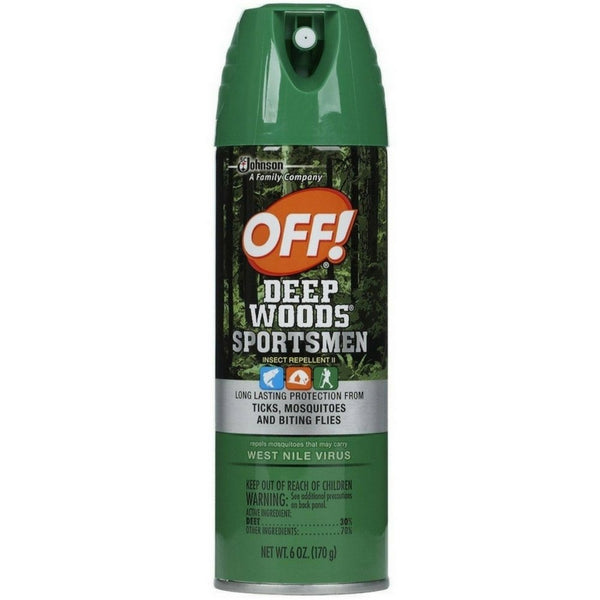 Off! Deep Woods Sportsman Insect Repellent 6 oz, 2 Pack