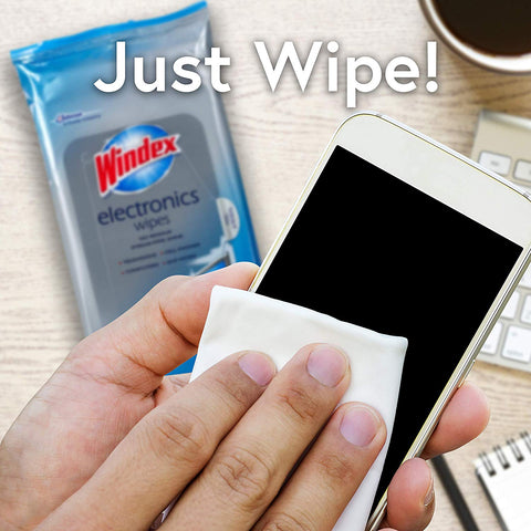 Windex Electronics Wipes 25 Pieces - 12 Pack
