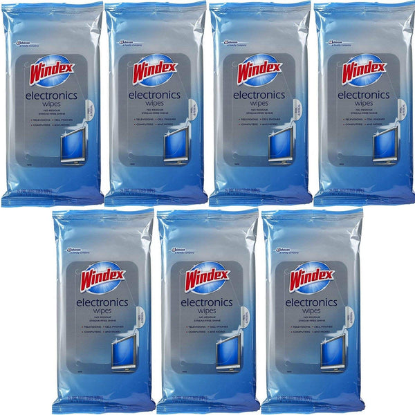 Windex Electronics Wipes, 7 pack, 25 ct