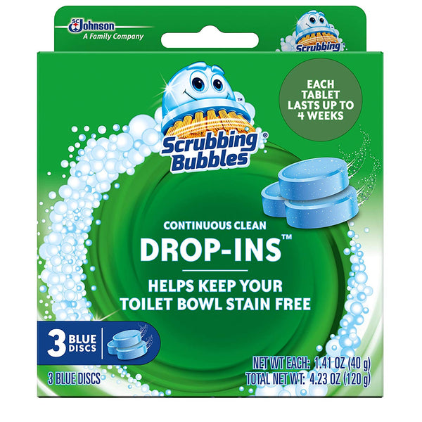 Scrubbing Bubbles Vanish Continuous Clean Drop-Ins, 3 Count (Pack of 6) by SC JOHNSON