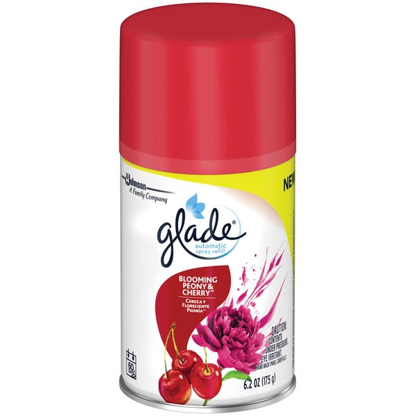 Glade Blooming Peony & Cherry Automatic Spray Refill, Pack of 2