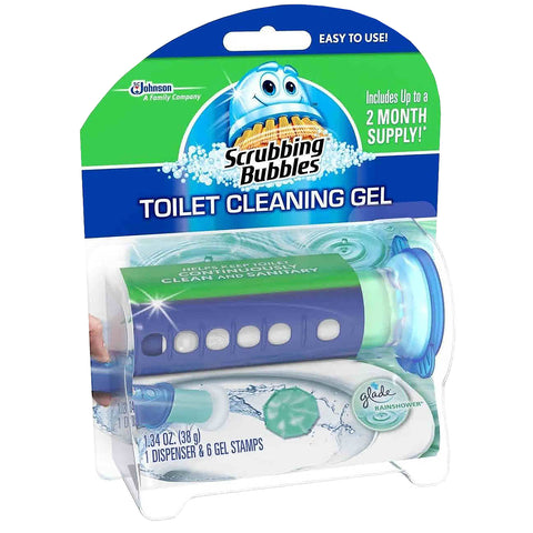 Scrubbing Bubbles Fresh Gel Toilet Cleaning Stamp 6 Refills 6 Pack
